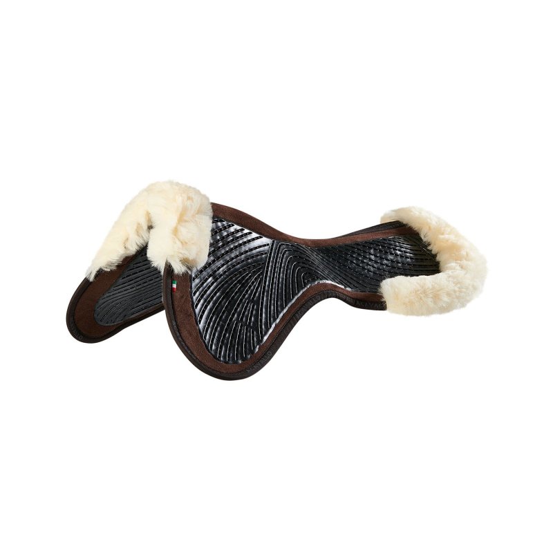Acavallo Compensatore Twin Side in camoscio e montone - Marrone - colore montone Sheepskin  Natural