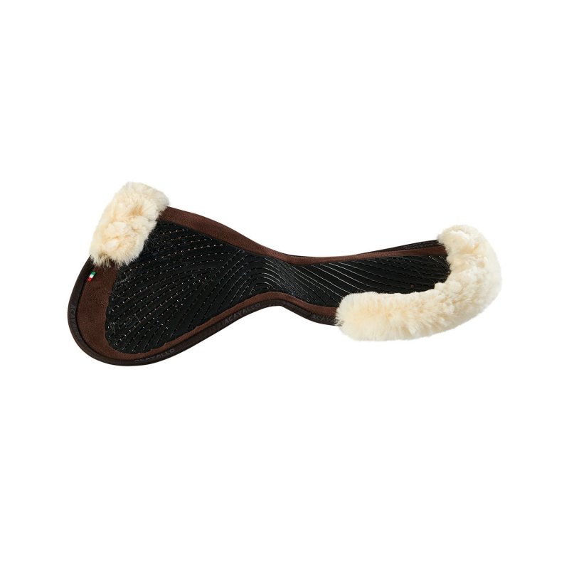 Acavallo Compensatore Twin Side in camoscio e montone - Marrone - colore montone Sheepskin  Natural