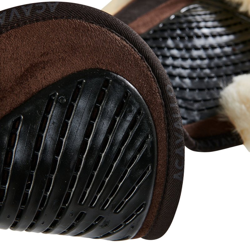 Acavallo Compensatore Twin Side in camoscio e montone - Marrone - colore montone Sheepskin  Natural