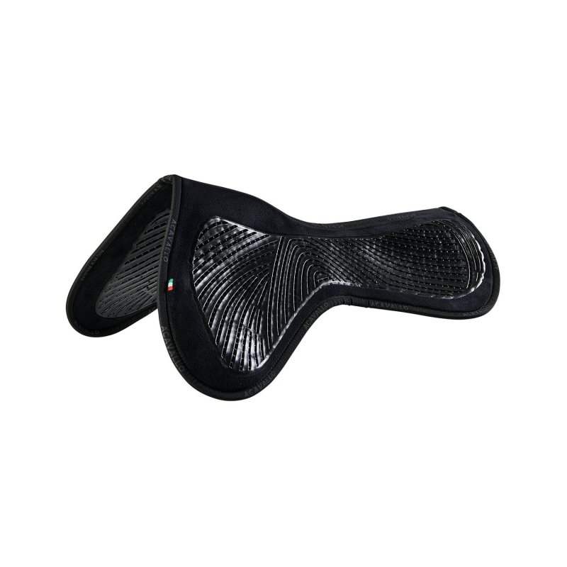 Acavallo Compensatore Twin Side in camoscio e gel - Nero