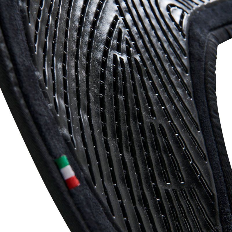Acavallo Compensatore Twin Side in camoscio e gel - Nero