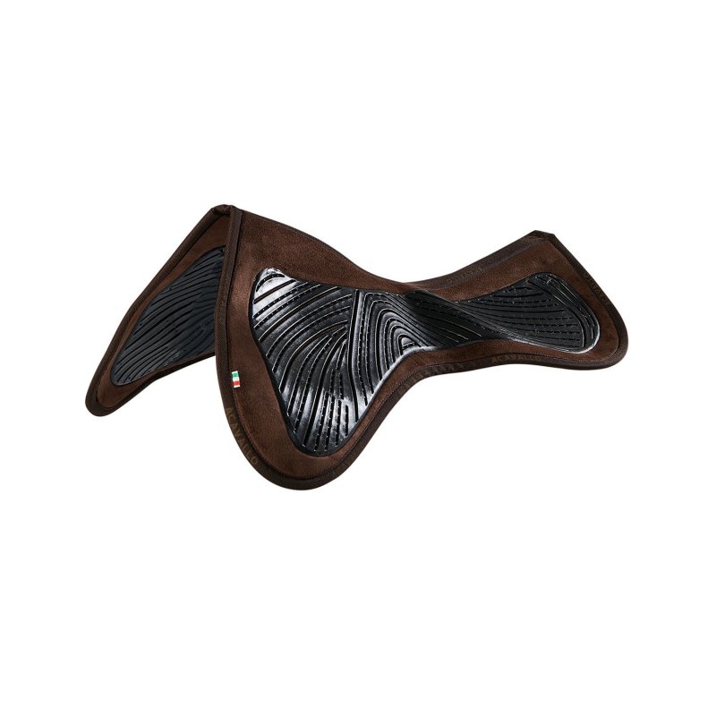 Acavallo Compensatore Twin Side in camoscio e gel - Marrone