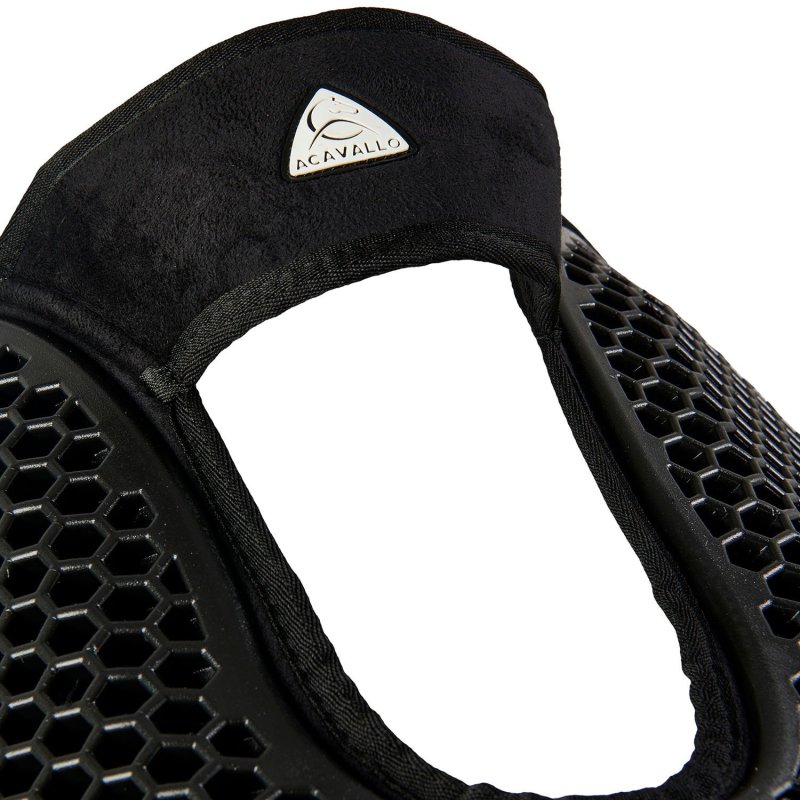 Acavallo Compensatore Hexagonal camoscio rialzo anteriore - Nero