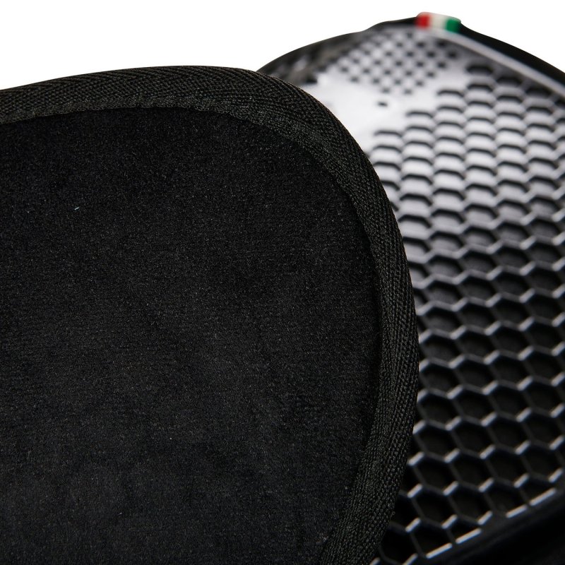 Acavallo Compensatore Hexagonal camoscio rialzo anteriore - Nero
