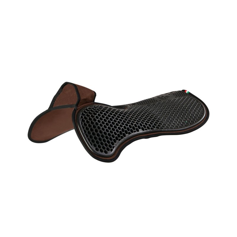 Acavallo Compensatore Hexagonal camoscio rialzo anteriore - Marrone