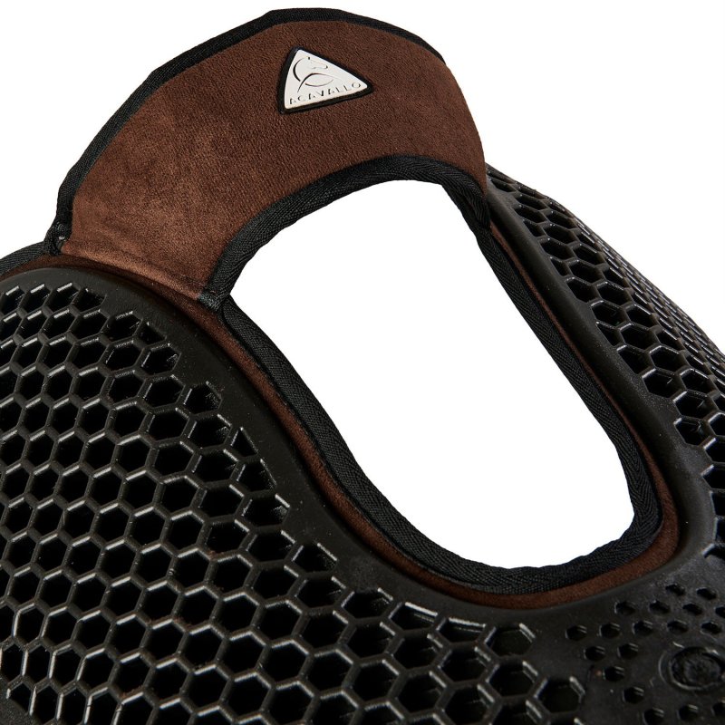 Acavallo Compensatore Hexagonal camoscio rialzo anteriore - Marrone