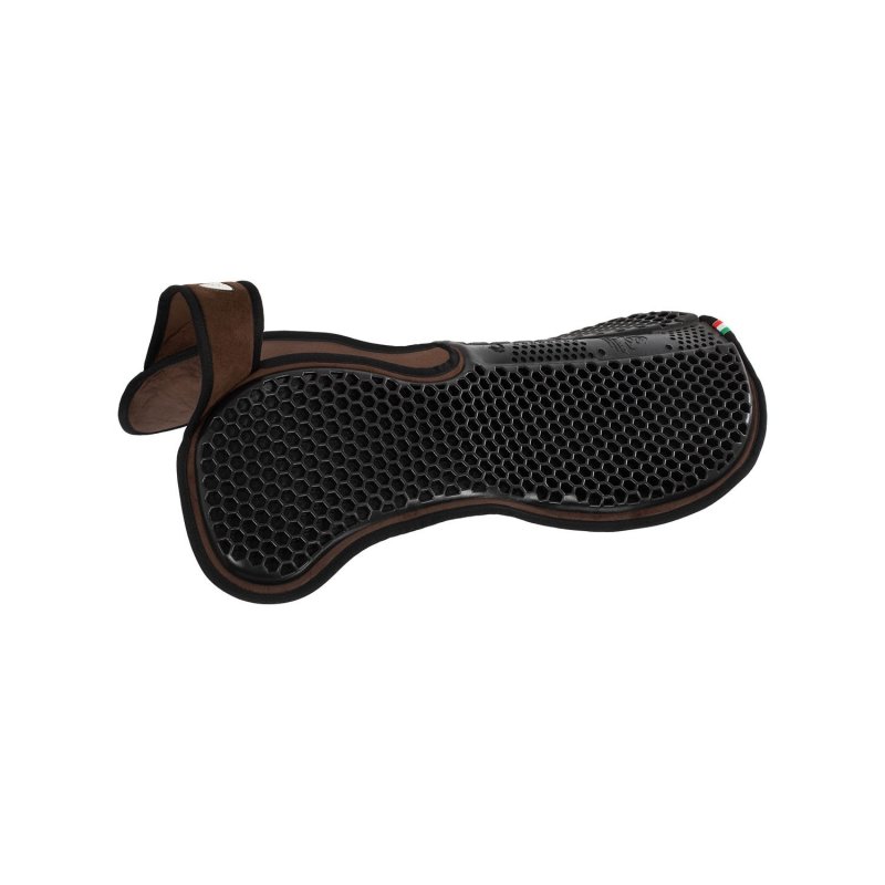 Acavallo Compensatore Hexagonal in camoscio e gel - Marrone