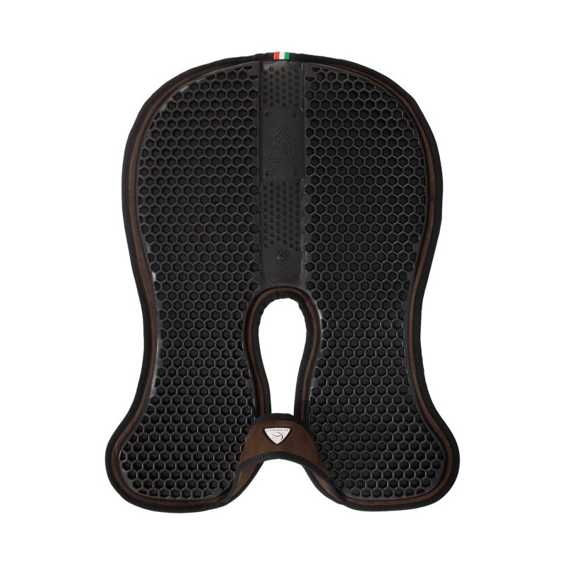 Acavallo Compensatore Hexagonal in camoscio e gel - Marrone