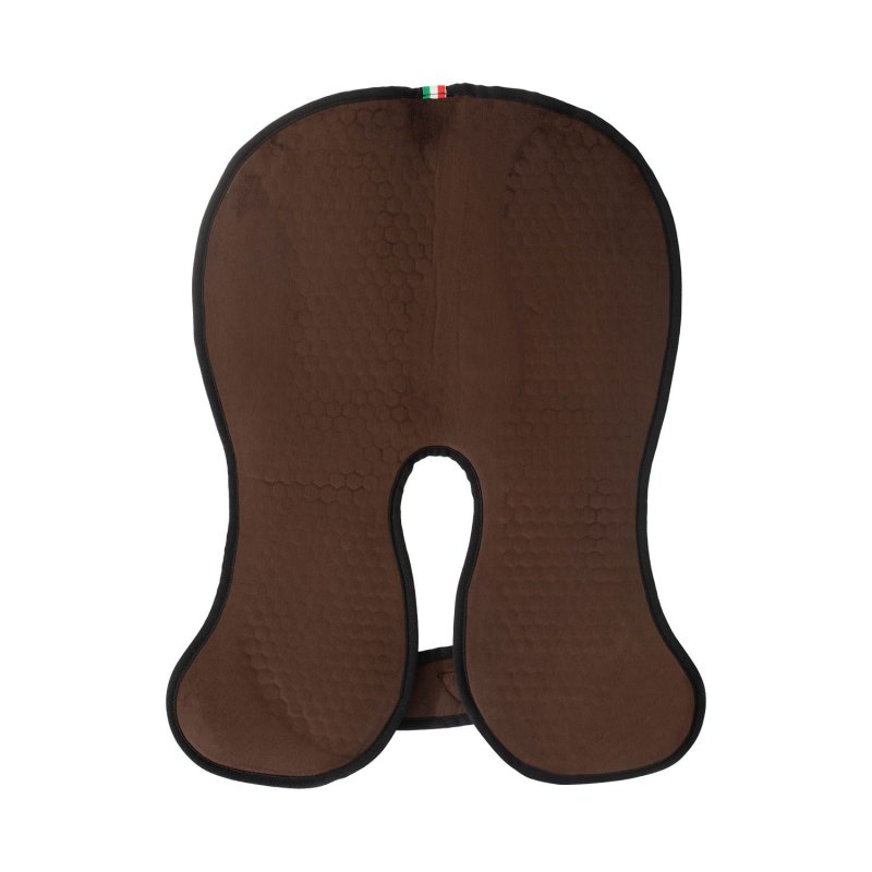 Acavallo Compensatore Hexagonal in camoscio e gel - Marrone