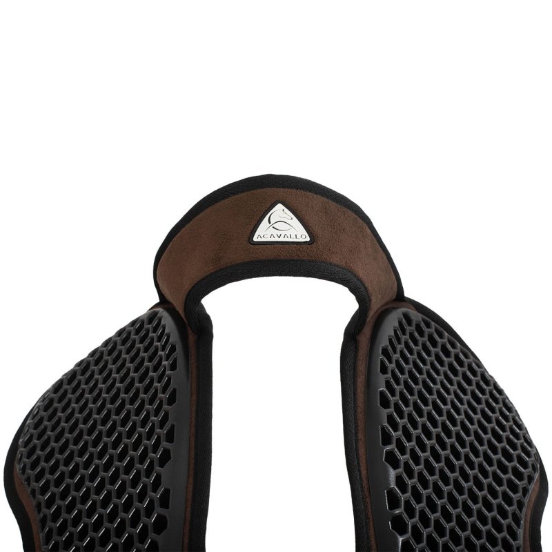 Acavallo Compensatore Hexagonal in camoscio e gel - Marrone