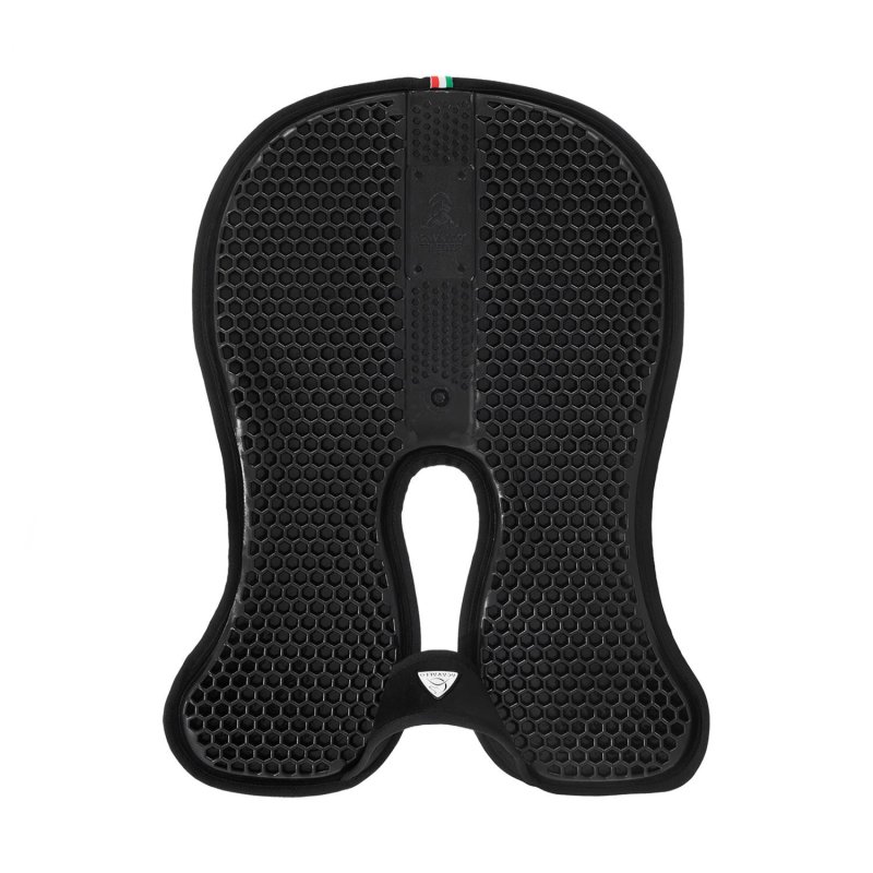 Acavallo Compensatore Hexagonal in camoscio e gel - Nero