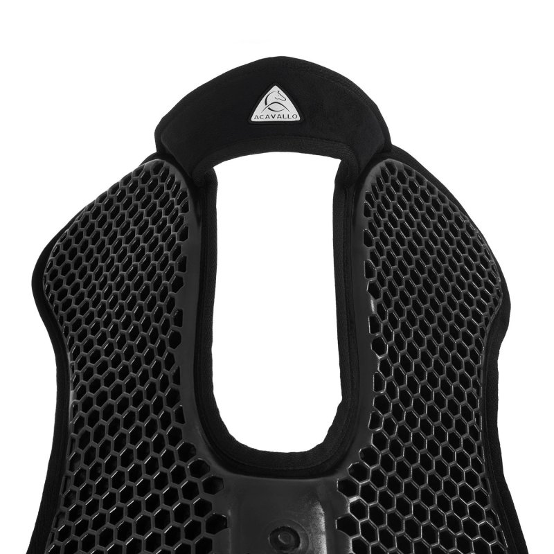Acavallo Compensatore Hexagonal in camoscio e gel - Nero