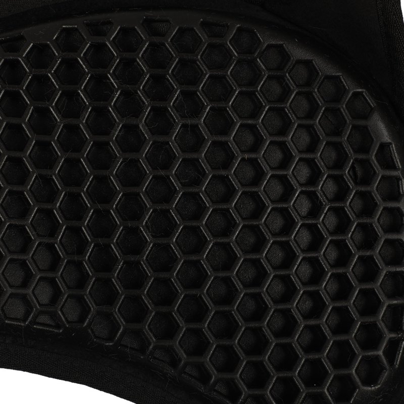Acavallo Compensatore Hexagonal camoscio e bordo in montone - Nero - colore montone Sheepskin  Natural