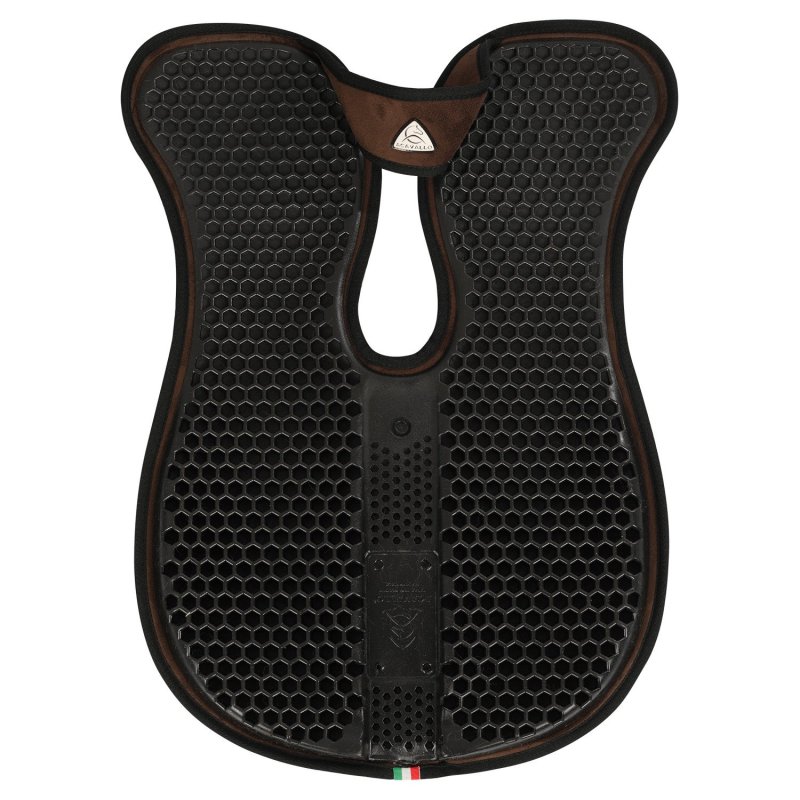 Acavallo Compensatore Hexagonal camoscio rialzo posteriore - Marrone