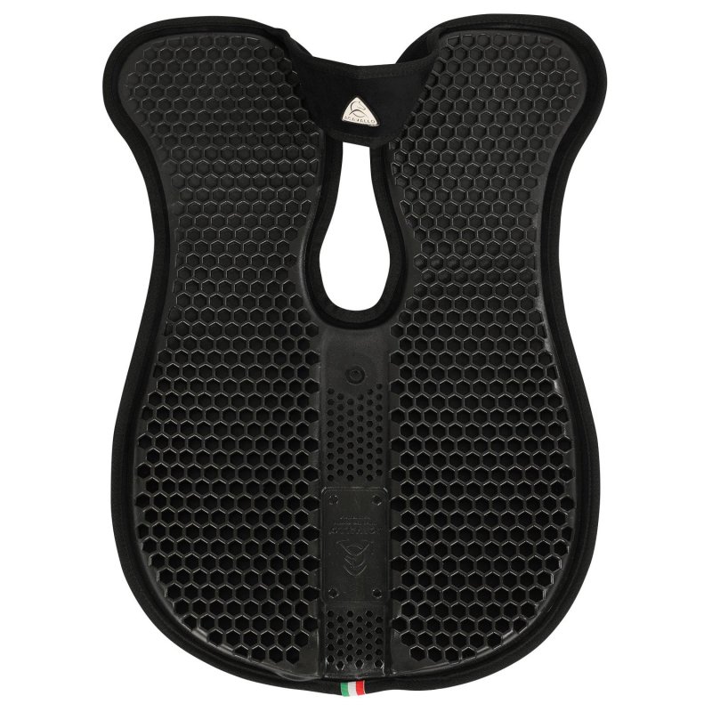 Acavallo Compensatore Hexagonal camoscio rialzo posteriore - Nero