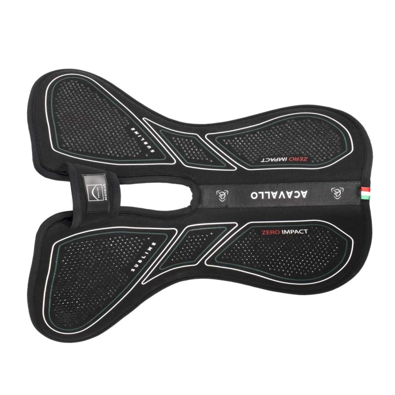 Acavallo Compensatore Zero Impact Withers Free rialzo anteriore - Nero