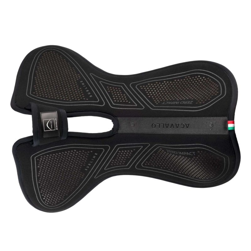Acavallo Compensatore Zero Impact Withers Free rialzo anteriore - Total Black