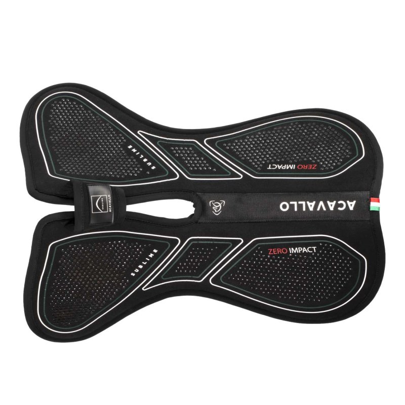 Acavallo Compensatore Zero Impact Withers Free rialzo posteriore - Nero