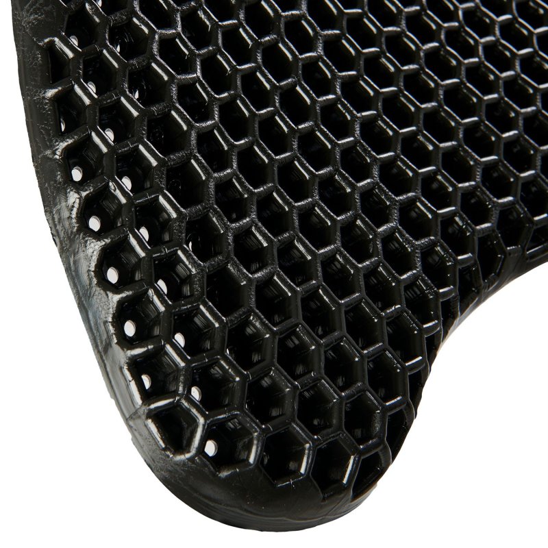 Acavallo Compensatore in gel Hexagonal forato - Nero