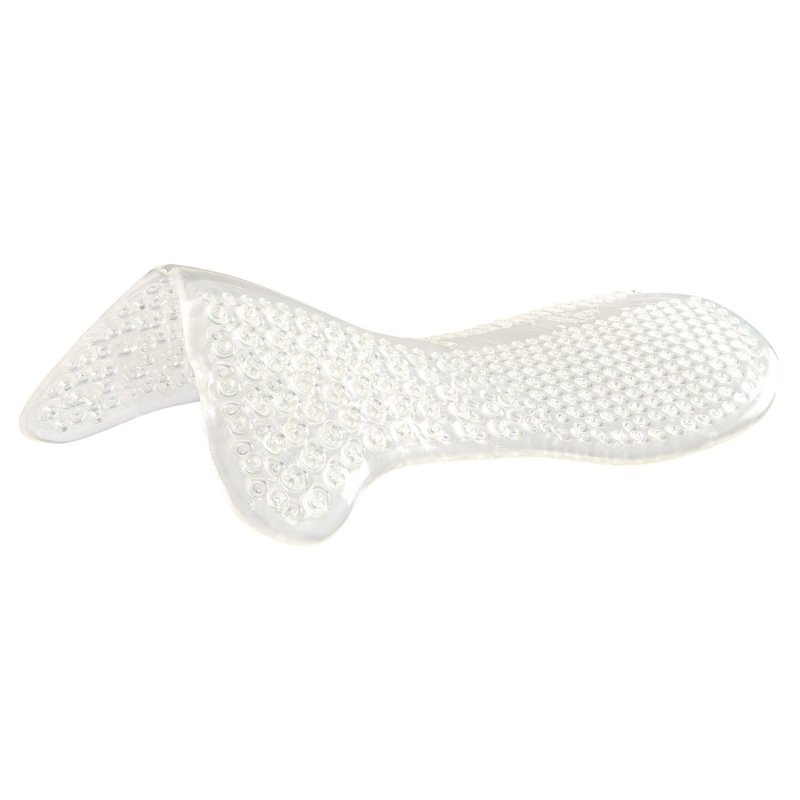 Acavallo Compensatore in gel Massage rialzo anteriore - Trasparente