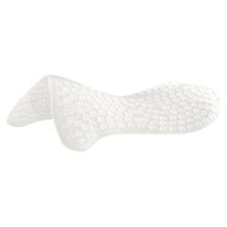 Acavallo Compensatore in gel Massage rialzi anteriore e posteriore - Trasparente