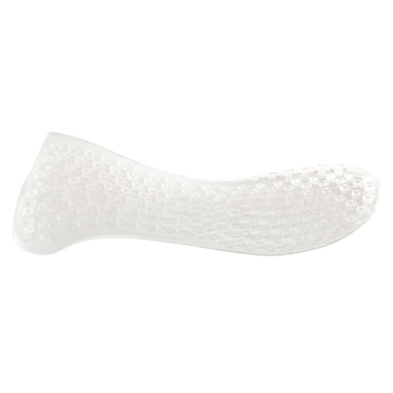 Acavallo Compensatore in gel Massage rialzi anteriore e posteriore - Trasparente