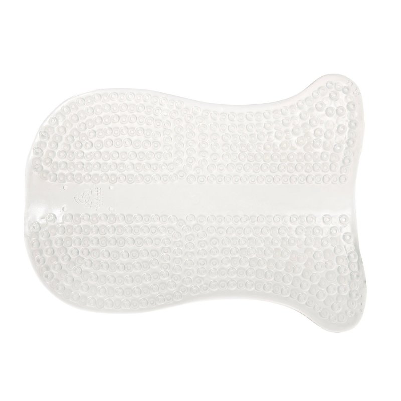 Acavallo Compensatore in gel Massage rialzi anteriore e posteriore - Trasparente