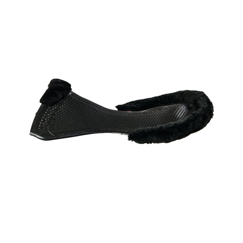 Acavallo Compensatore gel Classic con montone sintetico sagomato - Nero - colore lana sintetica Eco-Wool  Black