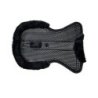 Acavallo Compensatore gel Classic con montone sintetico sagomato - Nero - colore lana sintetica Eco-Wool  Black