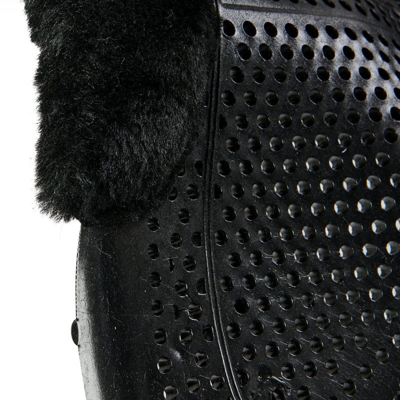 Acavallo Compensatore gel Classic con montone sintetico sagomato - Nero - colore lana sintetica Eco-Wool  Black