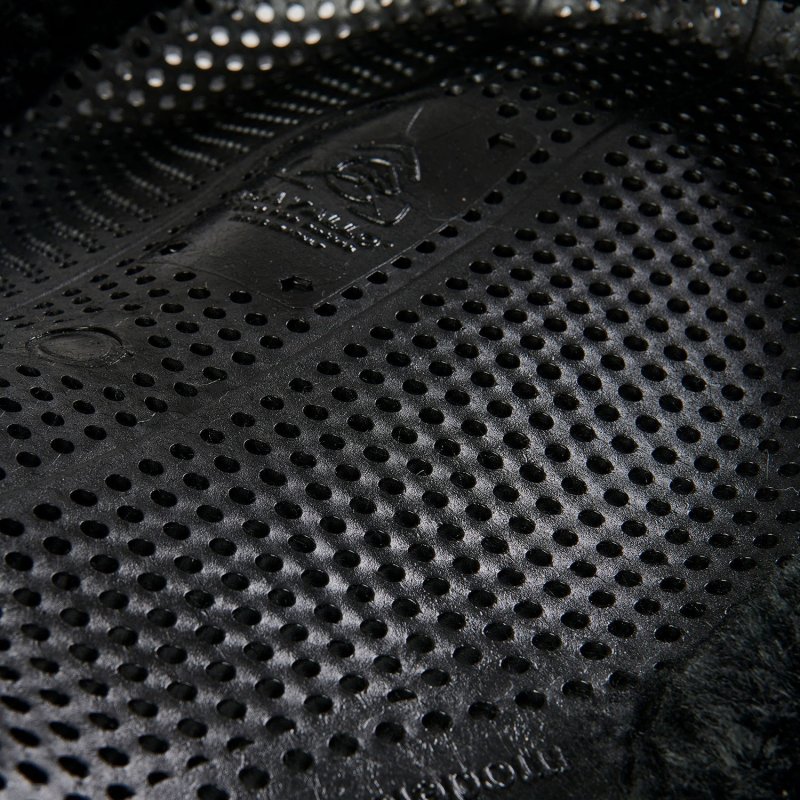 Acavallo Compensatore gel Classic con montone sintetico sagomato - Nero - colore lana sintetica Eco-Wool  Black