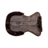 Acavallo Compensatore gel Classic con montone sintetico sagomato - Marrone - colore lana sintetica Eco-Wool  Brown