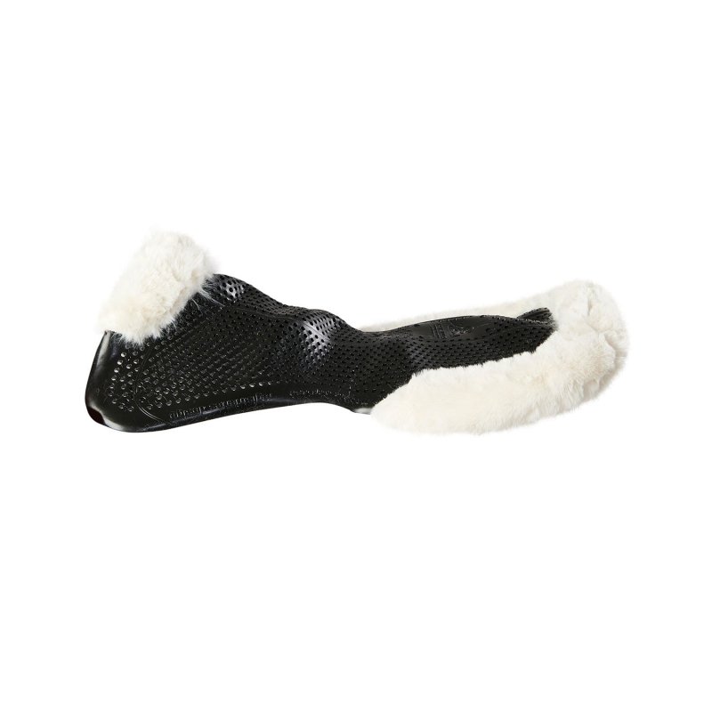 Acavallo Compensatore gel Classic con montone sintetico sagomato - Nero - colore lana sintetica Eco-Wool  Natural