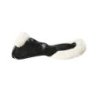Acavallo Compensatore gel Classic con montone sintetico sagomato - Nero - colore lana sintetica Eco-Wool  Natural