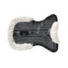 Acavallo Compensatore gel Classic con montone sintetico sagomato - Nero - colore lana sintetica Eco-Wool  Natural