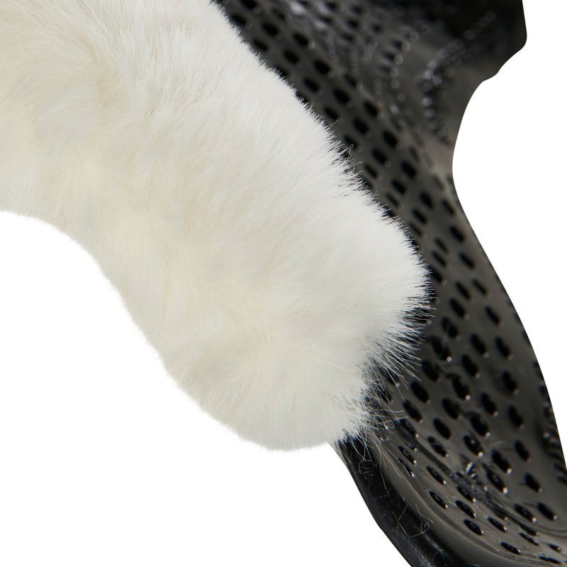 Acavallo Compensatore gel Classic con montone sintetico sagomato - Nero - colore lana sintetica Eco-Wool  Natural