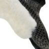 Acavallo Compensatore gel Classic con montone sintetico sagomato - Nero - colore lana sintetica Eco-Wool  Natural