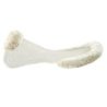 Acavallo Compensatore gel Classic con montone sintetico sagomato - Trasparente - colore lana sintetica Eco-Wool  Natural