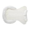 Acavallo Compensatore gel Classic con montone sintetico sagomato - Trasparente - colore lana sintetica Eco-Wool  White