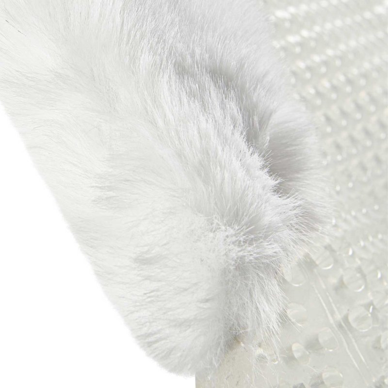 Acavallo Compensatore gel Classic con montone sintetico sagomato - Trasparente - colore lana sintetica Eco-Wool  White