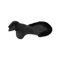 Acavallo Compensatore gel Classic montone sintetico rialzo anteriore - Nero - colore lana sintetica Eco-Wool  Black