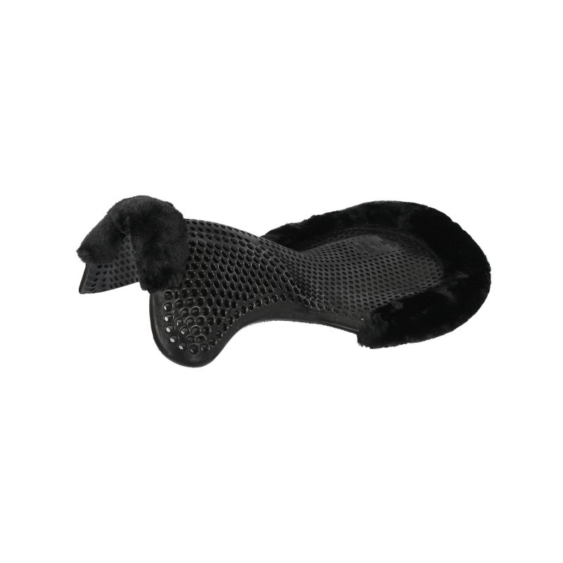 Acavallo Compensatore gel Classic montone sintetico rialzo anteriore - Nero - colore lana sintetica Eco-Wool  Black