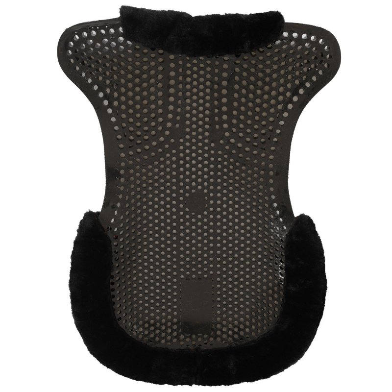 Acavallo Compensatore gel Classic montone sintetico rialzo anteriore - Nero - colore lana sintetica Eco-Wool  Black