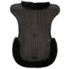 Acavallo Compensatore gel Classic montone sintetico rialzo anteriore - Nero - colore lana sintetica Eco-Wool  Black
