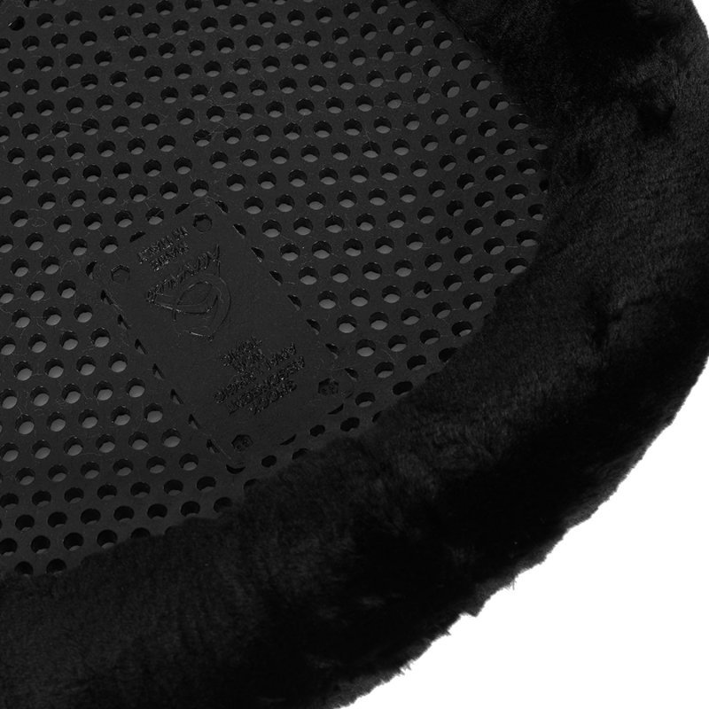 Acavallo Compensatore gel Classic montone sintetico rialzo anteriore - Nero - colore lana sintetica Eco-Wool  Black