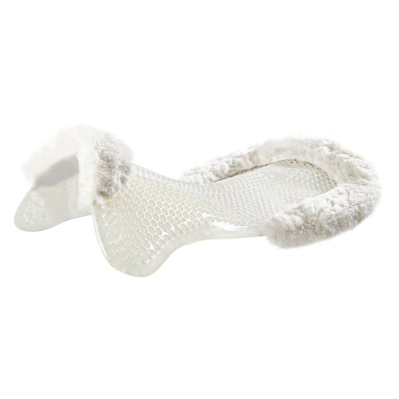 Acavallo Compensatore gel Classic montone sintetico rialzo anteriore - Trasparente - colore lana sintetica Eco-Wool  Natural