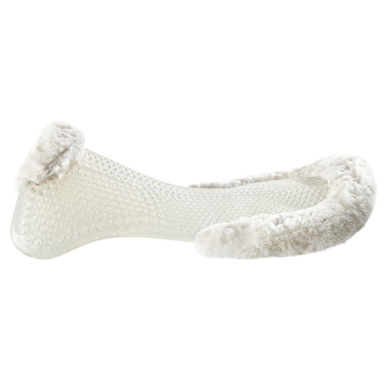 Acavallo Compensatore gel Classic montone sintetico rialzo anteriore - Trasparente - colore lana sintetica Eco-Wool  Natural