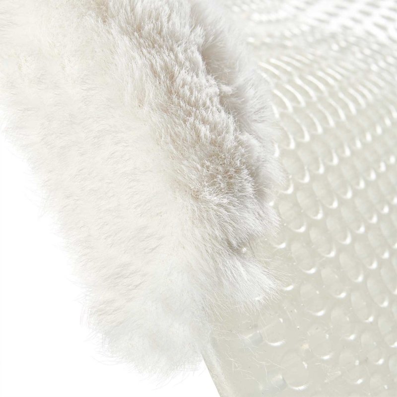 Acavallo Compensatore gel Classic montone sintetico rialzo anteriore - Trasparente - colore lana sintetica Eco-Wool  Natural