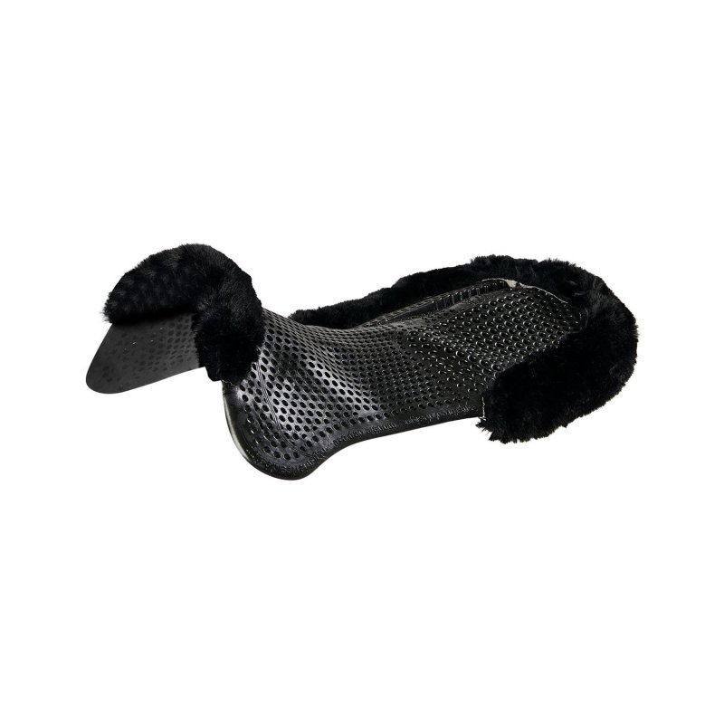 Acavallo Compensatore gel Classic montone sintetico rialzo posteriore - Nero - colore lana sintetica Eco-Wool  Black