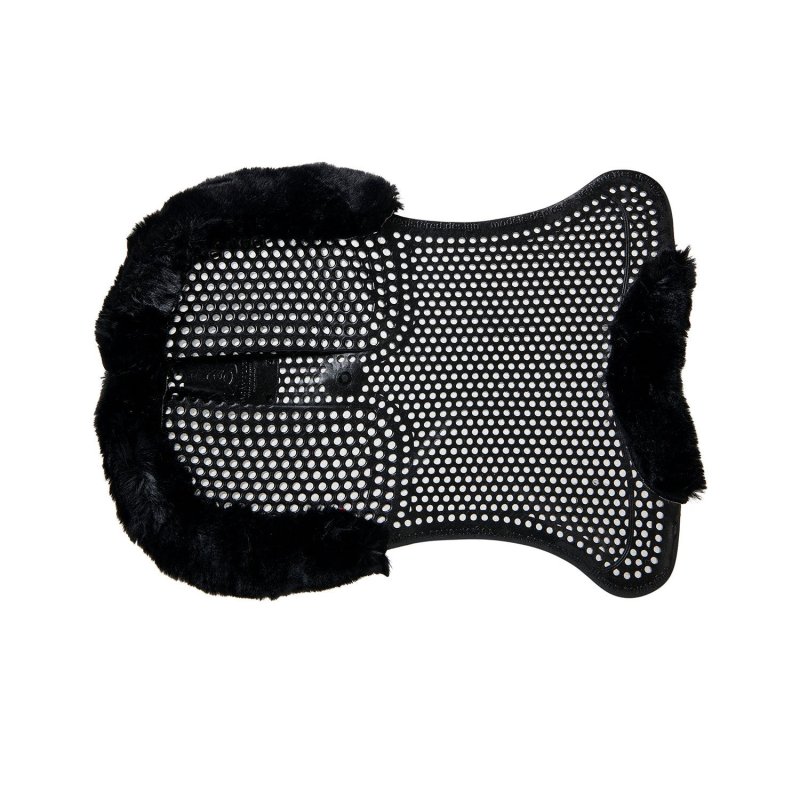 Acavallo Compensatore gel Classic montone sintetico rialzo posteriore - Nero - colore lana sintetica Eco-Wool  Black